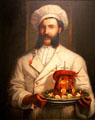 Jules Harder, First Chef of Palace Hotel portrait by Joseph A. Harrington at Oakland Museum of California. Oakland, CA.