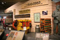 Railway history at Oakland Museum of California. Oakland, CA.