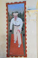 Bowling Mural by R. Howden at Oakland Lawn Bowling Club. Oakland, CA.