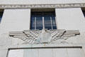Relief of WPA style eagle on Alameda County Courthouse. Oakland, CA.