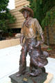 Cowboy sculpture by Buck McCain at Leanin' Tree Museum. Boulder, CO.