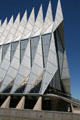 End section of USAF Academy Chapel. Colorado Springs, CO.