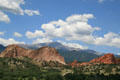 Landscape of Garden of the Gods park west of Colorado Springs. Manitou Springs, CO.