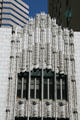 White-glazed terra cotta ornamentation of Paramount Theater. Denver, CO.