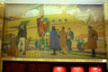 1930s airport mural in lobby of Brown Palace Hotel. Denver, CO.