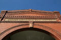Brickwork arch of Denver City Cable Railway Building. Denver, CO.