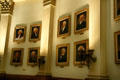 Presidential portraits in rotunda of Colorado State Capitol. Denver, CO.