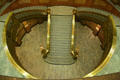 Rotunda staircase of Colorado State Capitol. Denver, CO.