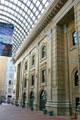Facade of Denver Municipal Auditorium & opera building within galleria of Performing Arts Complex. Denver, CO.