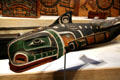 Kwakwaka'wakw northwest coast wooden whale mask at Denver Art Museum. Denver, CO.