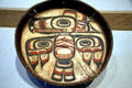 Tlingit rawhide drum with image of eagle at Denver Art Museum. Denver, CO.