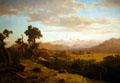 Wind River Country painting by Albert Bierstadt at Denver Art Museum. Denver, CO.