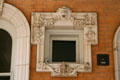 Window frame with lion detail of Grant-Humphreys Mansion. Denver, CO.