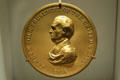 James K. Polk peace medal by U.S. Mint at Colorado History Museum. Denver, CO.