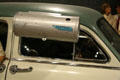 Thermador Car Cooler hung on window of 1950s car at Forney Museum. Denver, CO.