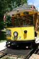 Antique streetcar of Platte Valley Trolley line. Denver, CO.