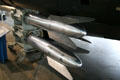 B-61 Silver Bullet hydrogen bomb training replicas at Wings Over the Rockies Museum. Denver, CO.