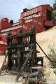 Stamp mill used to break up ore rocks at Argo Gold Mine & Mill. Idaho Springs, CO.