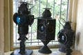 Railway signal lamps at Cripple Creek District Museum. Cripple Creek, CO.