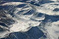 Rocky Mountain valley from air. CO.