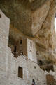 Towers in cave at Cliff Palace in Mesa Verde National Park. CO.