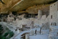 Cliff Palace seen lengthwise in Mesa Verde National Park. CO.