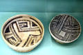 Tusayan Puebloan pottery bowls from Arizona at Mesa Verde Museum. CO.