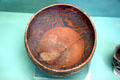 Cibola Puebloan native pottery polychrome bowl from western New Mexico at Mesa Verde Museum. CO.