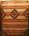 Navajo woven chief's blanket at Mesa Verde Museum. CO.