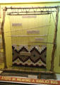 Display on how Navajo rugs were woven at Mesa Verde Museum. CO.