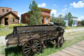 Freight wagon on street of South Park City. Fairplay, CO.