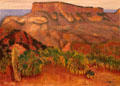 Arizona Mountains painting by Ernest Leonard Blumenschein at Colorado Springs Fine Arts Center. Colorado Springs, CO.