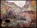 Cripple Creek, Colorado painting by Ernest Lawson at Colorado Springs Fine Arts Center. Colorado Springs, CO.