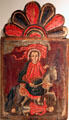 St James the Moorslayer by 18thC Novice Hispanic Santos artist at Colorado Springs Fine Arts Center. Colorado Springs, CO.
