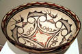 Zuni polychrome pottery bowl at Colorado Springs Fine Arts Center. Colorado Springs, CO.