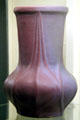 Ceramic vase by Van Briggle Pottery at Colorado Springs Pioneers Museum. Colorado Springs, CO.
