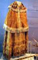 Athbaskan-style woman's cape & skirt at Colorado Springs Pioneers Museum. Colorado Springs, CO.