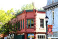 Heritage buildings in Manitou Springs historic district. Manitou Springs, CO.