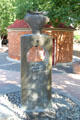 Manitou Springs sculpted water fountain. Manitou Springs, CO.