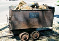 Mining cart from El Paso Gold Mine of Cripple Creek displayed in Old Colorado City. Old Colorado City, CO.