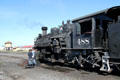 Cumbres & Toltec steam locomotive #488 in yard. Antonito, CO.