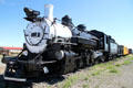 Heritage locomotive 495 at Cumbres & Toltec Scenic Railroad. Antonito, CO.