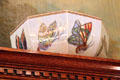 Butterfly porcelain bowl in dining room at Rosemount House Museum. Pueblo, CO.