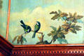 Birds on painted frieze around dining room at Rosemount House Museum. Pueblo, CO.