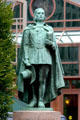 Statue of Thomas Hooker , founder of Hartford, outside Old State House. Hartford, CT.