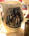 Tom Truelove Going to Sea creamware pitcher made in England for American market at Stanley-Whitman House. Farmington, CT.