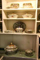 Collection of oriental porcelain at Butler-McCook House Museum. Hartford, CT.