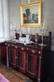 Dining room sideboard at Isham-Terry House Museum. Hartford, CT.