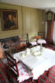 Dining room at Nathan Hale Homestead Museum. Coventry, CT.