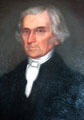 Portrait of Dr. Abbott, husband of Nathan Hale's niece Rebecca at Nathan Hale Homestead Museum. Coventry, CT.
